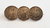 Brosche aus 3 Münzen gefertigt 1/2 Reichsmark 1915/16
