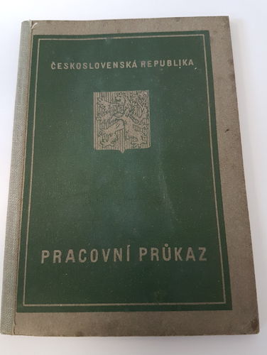 Arbeitsbuch Ceskoslovenska Tschechoslowakei um 1940