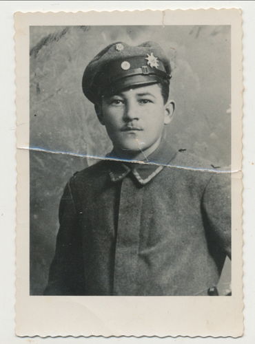 Kaiserreich / um WK1 Gebirgsjäger Edelweiss auf Mütze -  Original Portrait Foto