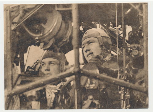 Luftwaffe Flugzeug Piloten Besatzung Kampfflugzeug Bomber - Original Postkarte 3. Reich