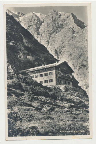 Karwendel Berg Karwendelhaus - Original Postkarte um 1920