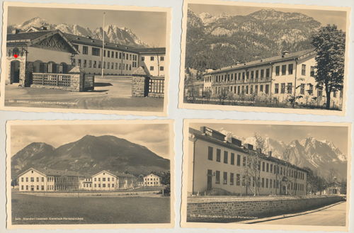 Standort Lazarett Garmisch Partenkirchen - 4 Original Postkarten 3. Reich