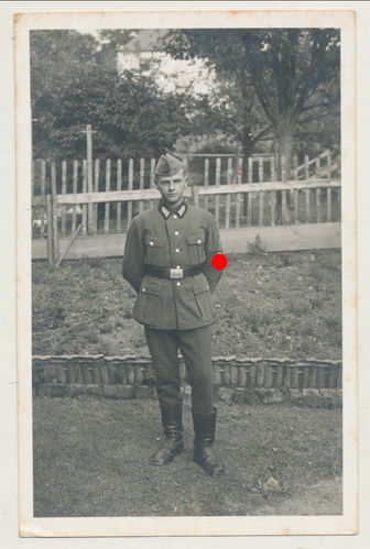 RAD Reichsarbeitsdienst Soldat Original Portrait Foto WK2