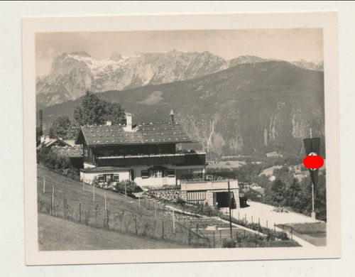 Kleine Erinnerungs Karte Berghof Haus Wachenfeld Hitler Landhaus Obersalzberg Berchtesgaden 3. Reich
