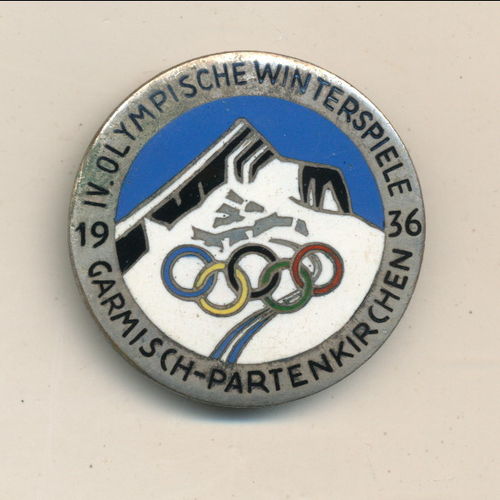 Abzeichen Olympische Winter Spiele 1936 Abzeichen Olympiade Garmisch Partenkirchen
