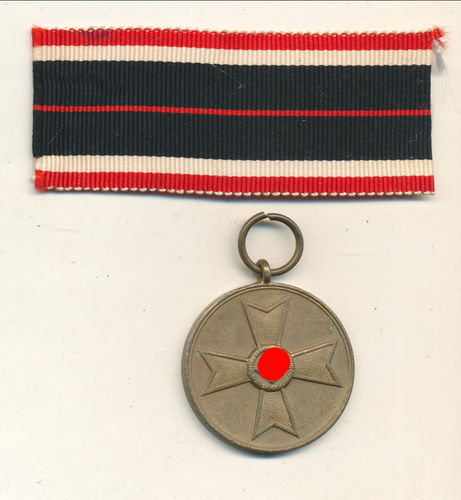 Kriegsverdienst Medaille 1939 mit Band