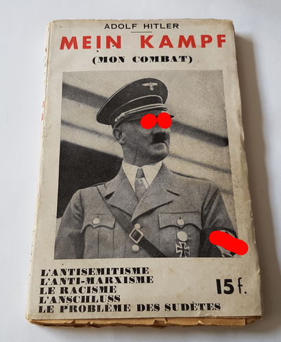 Mein Kampf Adolf Hitler französische Übersetzung Taschenbuch Format Frankreich