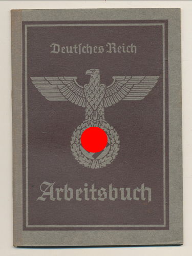 Dt Reich Arbeitsbuch Albert Mallaun Tirol Vorarlberg Innsbruck Telfs Pfaffenhofen Österreich 1939
