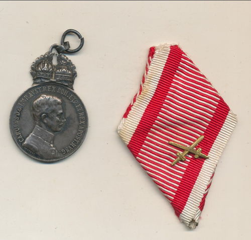 KuK Medaille Signum Laudis mit Krone 1914 / 1918