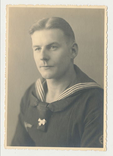 Kriegsmarine Soldat Original Portrait Foto WK2