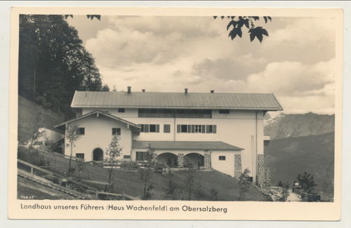 Berghof Haus Wachenfeld Hitler Landhaus Obersalzberg Berchtesgaden Original Postkarte 3. Reich