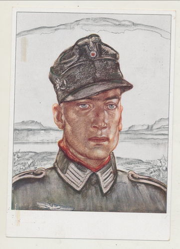 Gebirgsjäger vor Narvik - Original Postkarte 3. Reich