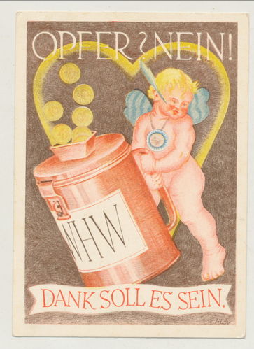 WHW Winterhilfswerk Postkarte 1939