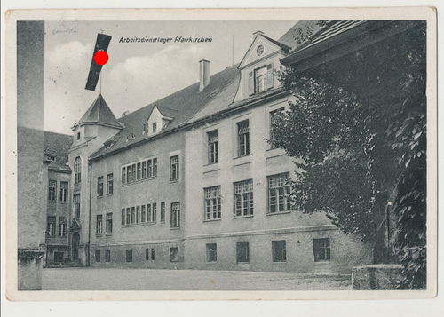 RAD Reichsarbeitsdienst Lager Pfarrkirchen- Original Postkarte 3. Reich