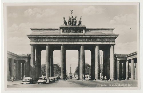 Berlin Brandenburger Tor - Original Postkarte 3. Reich