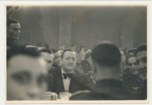 Hans Moser Schauspieler bei Wehrmachts Veranstaltung - Original Foto 3. Reich