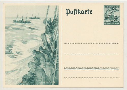 Deutsche Kriegsmarine - Originale WHW Postkarte 3. Reich