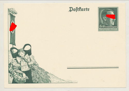 Erntedank Tag 1938 - Original Postkarte 3. Reich