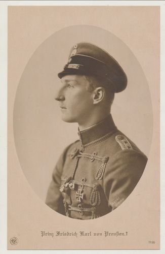 Prinz Friedrich Karl von Preussen - Original Postkarte Kaiserreich / WK1