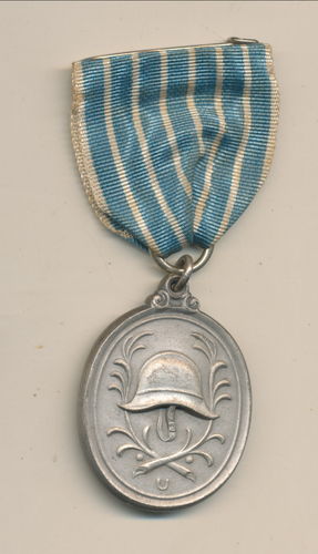Bayern Feuerwehr Dienstzeit Medaille für 25 Jahre Dienstzeit um 1920/1930