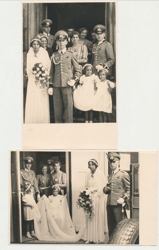 Wehrmacht Hochzeit - 2 Original Foto WK2