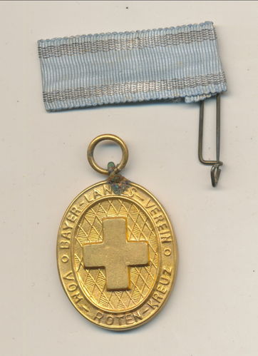 Bayern Medaille Für Verdienste im Kriege 1914/18 Rot Kreuz Landesverband