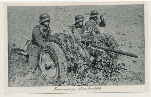 PAK Panzerabwehr Geschütz Stellung - Original Postkarte von 1936