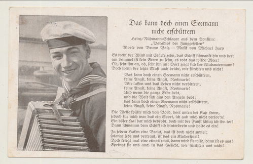 Kriegsmarine Postkarte - Das kann doch einen Seemann nicht erschüttern - 1940