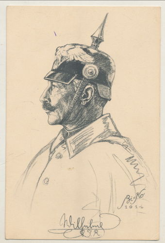 Kaiser Wilhelm II. - Original Postkarte