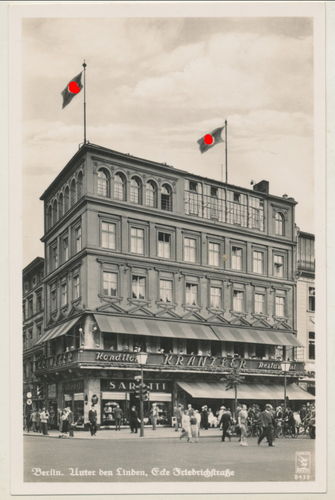 Berlin unter den Linden - Original Postkarte 3. Reich