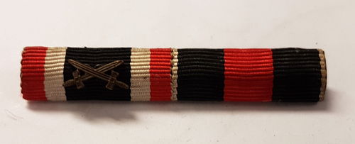 Feldspange für 2 Auszeichnungen Einmarsch Medaille Sudetenland 1938 KVK Kriegsverdienstkreuz