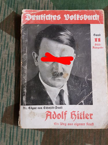 Adolf Hitler deutsches Volksbuch von Dr. Edgar Schmidt-Pauli von 1934
