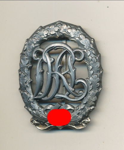 DRL Sportabzeichen Silber Hersteller Wernstein Jena WK2