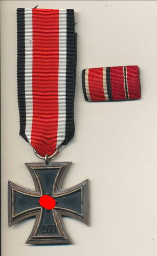 EK2 Eisernes Kreuz 1939 2. Klasse mit Band und 2er Feldspange EK & Ostmedaille