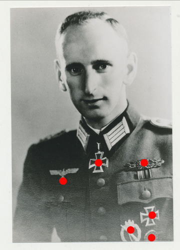 Jansky Paul Ritterkreuzträger Nahkampfspange Nachkriegs Foto mit Original Unterschrift Autogramm