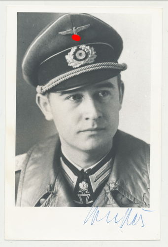 Ziegler Werner Ritterkreuzträger Nachkriegs Foto mit Original Unterschrift Autogramm