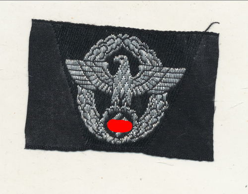 Wehrmacht Polizei Schiffchen Adler für Offiziere 3. Reich