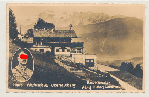 Berghof Wachenfeld Hitler Landhaus Obersalzberg Berchtesgaden Original Postkarte von 1933