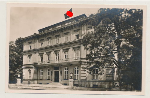 München " Das braune Haus " Adolf Hitler - Original Postkarte 3. Reich
