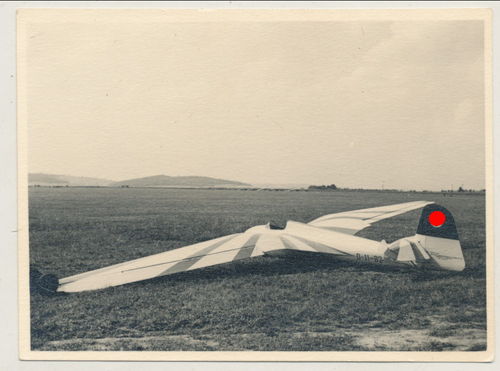 Der deutsche Segelflug Segelflieger - Original Foto 3. Reich