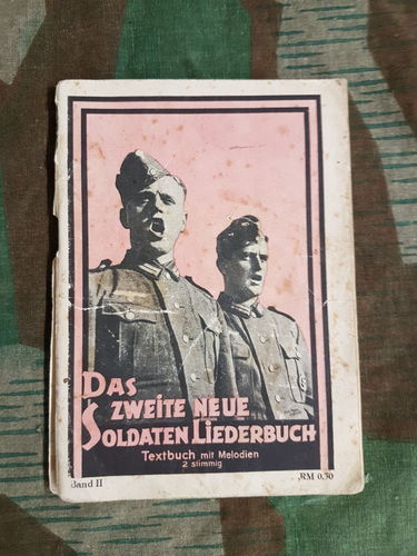 Deutsche Wehrmacht Lieder Buch Taschenbuch Band II.