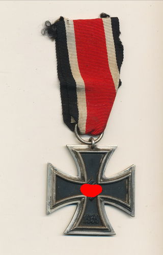 EK2 Eisernes Kreuz 1939 2. Klasse am vernähten Band