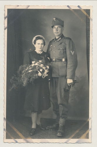 Gebirgsjäger Jäger deutsche Wehrmacht Original Portrait Foto Hochzeit
