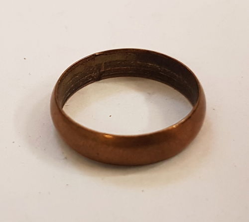 Patriotischer Ring Fingerring aus Geschütz Bronze 1914/18