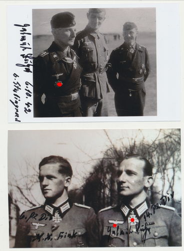 Helmut Lutze Panzer Ritterkreuz 2x Nachkriegs Foto Original Autogramm Ritterkreuzträger