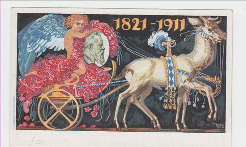 Bayern 1821 -1911 Original Postkarte Königreich Bayern