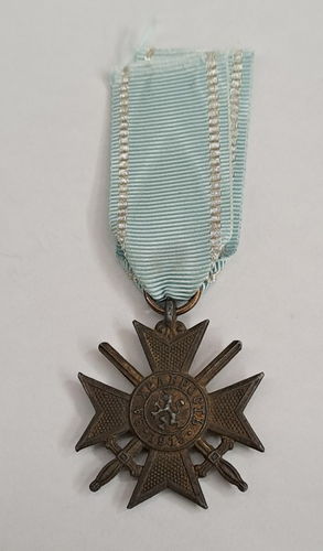 Bulgarien Militärverdienstkreuz 1915 am Band