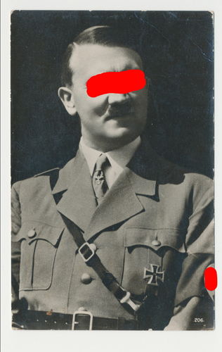 Adolf Hitler Portrait Postkarte 3. Reich