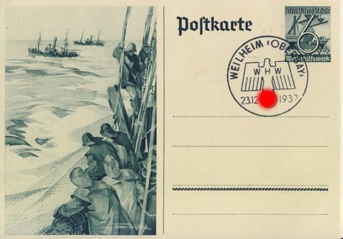 WHW Postkarte deutsche Kriegsmarine WK2