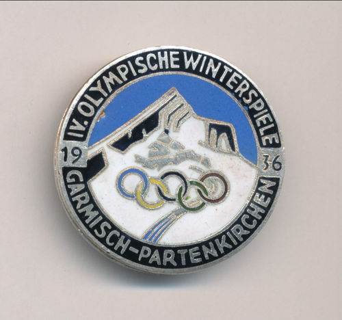 Abzeichen Olympische Winter Spiele 1936 Abzeichen Olympiade Garmisch Partenkirchen